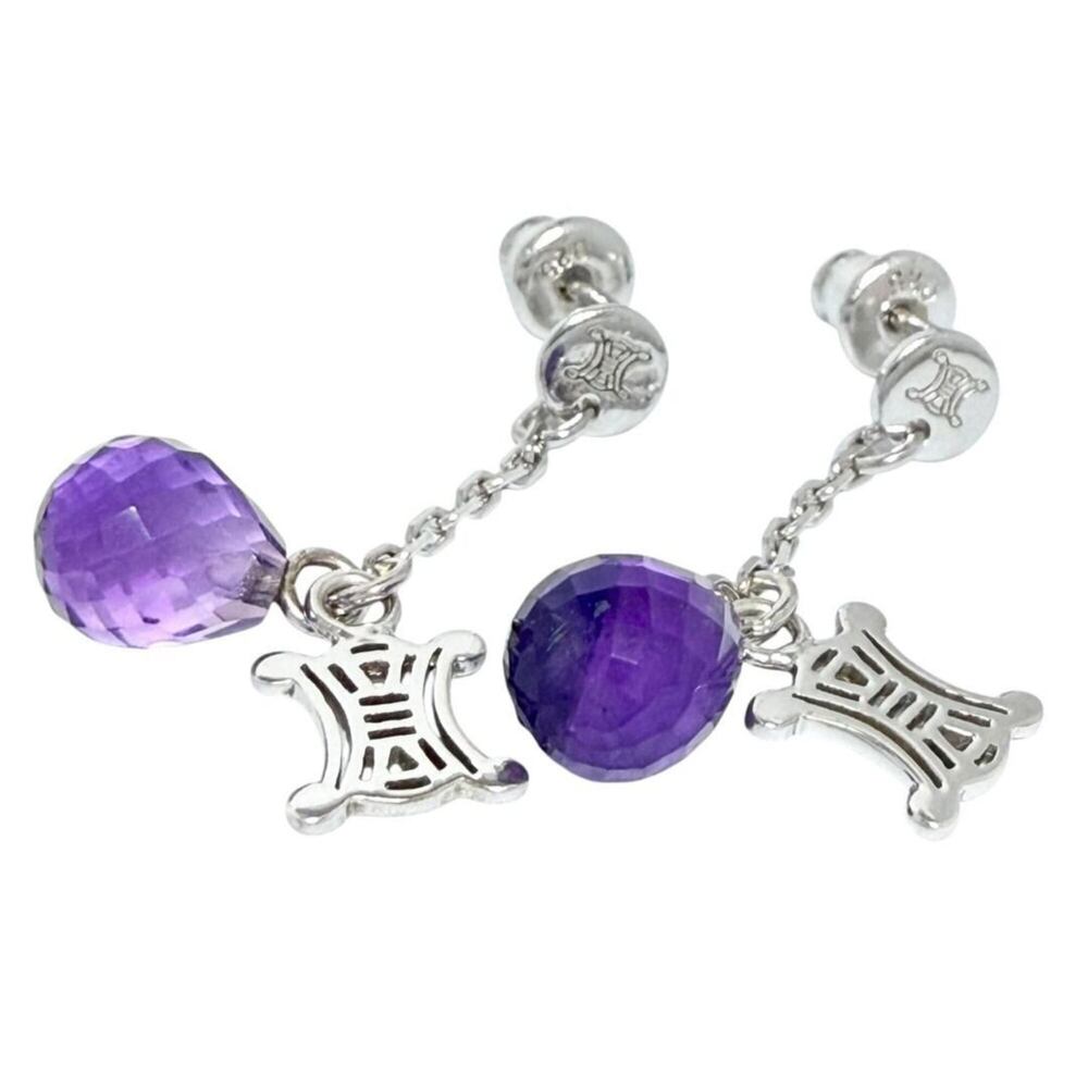 CELINE Silver Earrings
